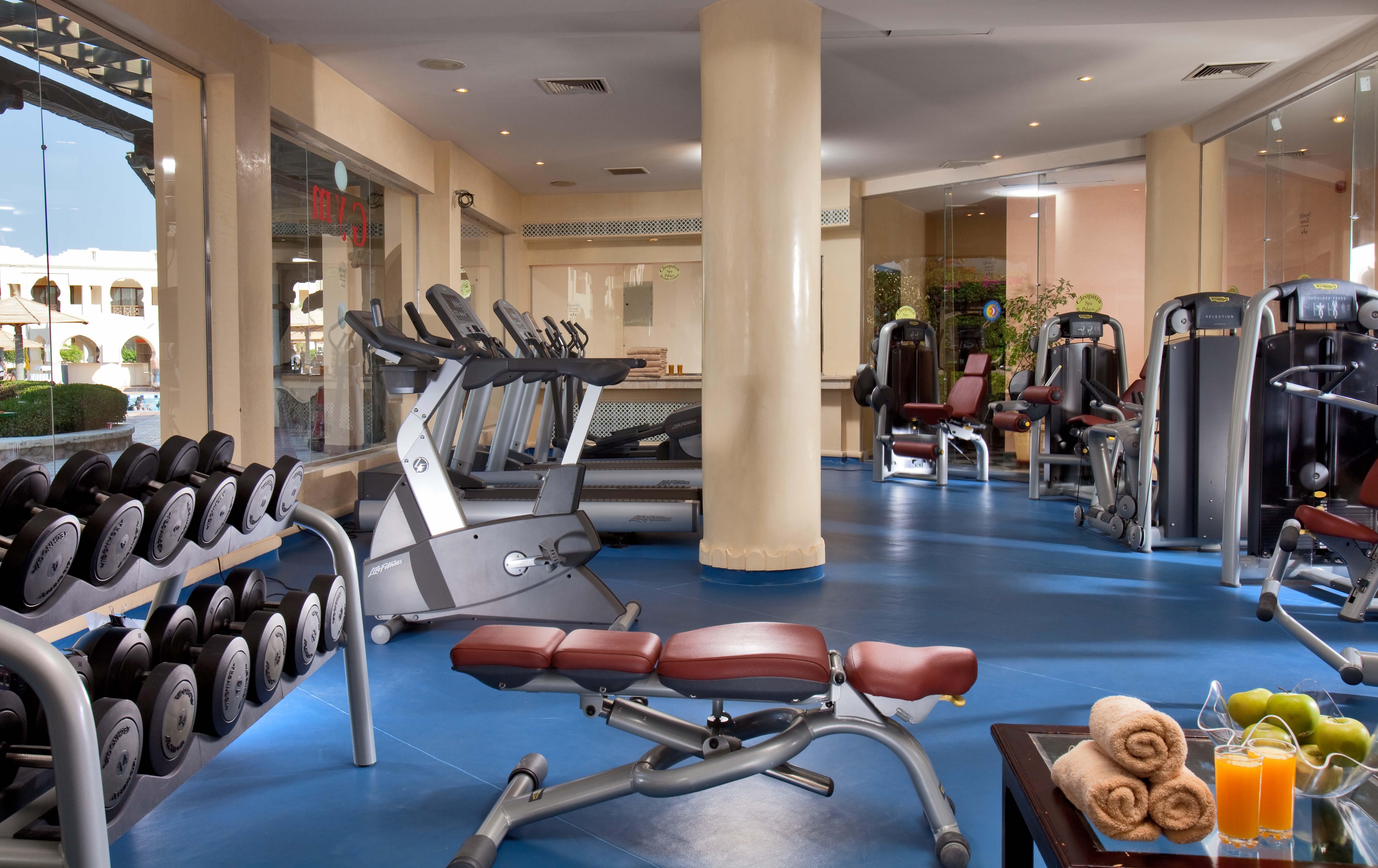 Charmillion Club Resort Sharm el Sheikh Esterno foto The gym at the hotel