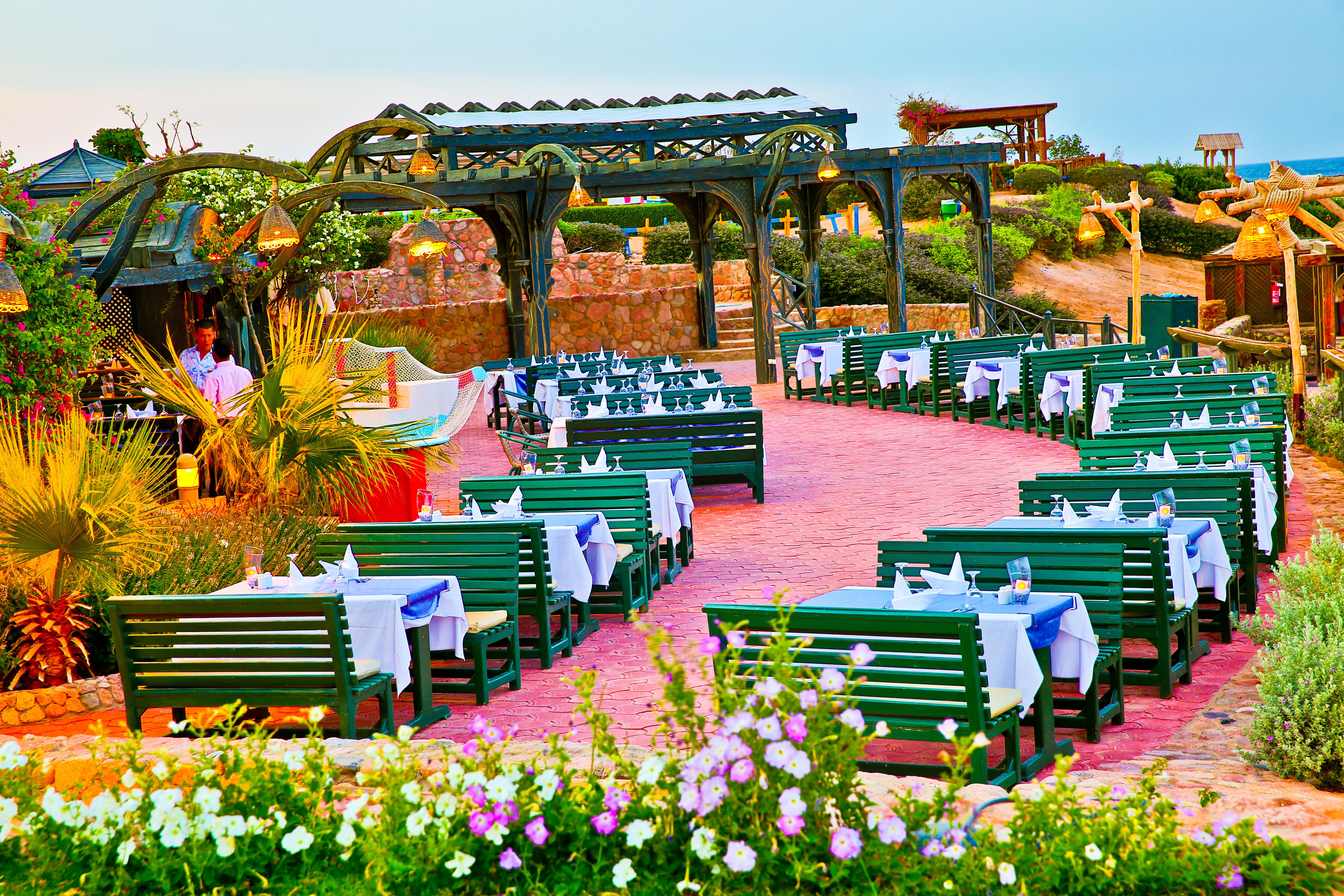 Charmillion Club Resort Sharm el Sheikh Esterno foto The restaurant
